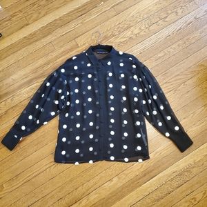 ZARA polka dot shirt